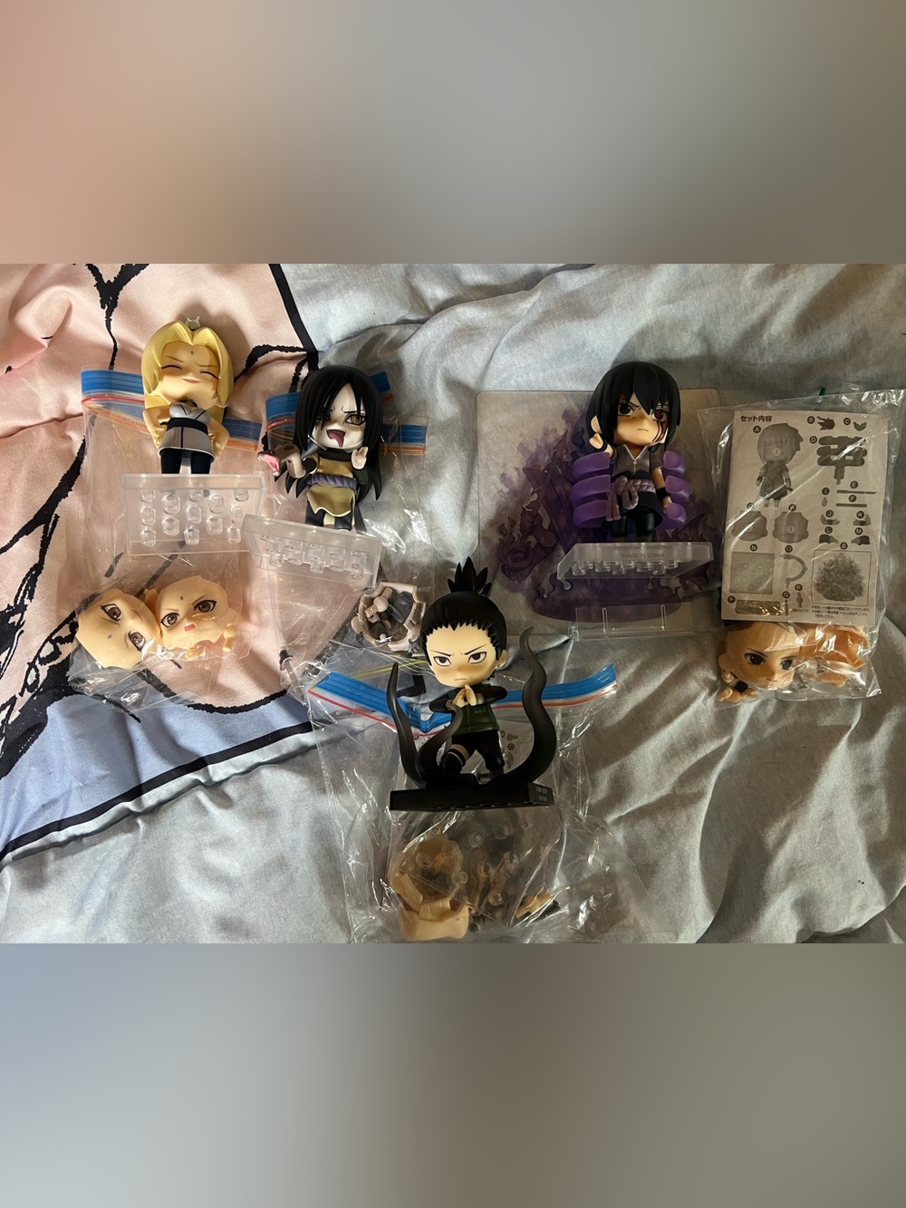Lot of Naruto Nendoroids